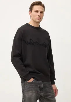 G-Star Raw hanorac de bumbac barbati, culoarea negru, cu imprimeu, D25134-D257 imagine