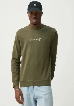 G-Star Raw hanorac de bumbac barbati, culoarea verde, cu imprimeu, D26407-D257 imagine