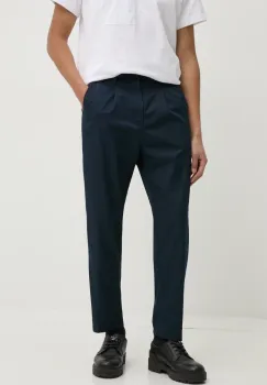 G-Star Raw pantaloni barbati, culoarea albastru marin, drept, D24543-D967 imagine