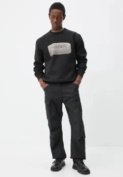 G-Star Raw pantaloni barbati, culoarea negru, cu fason cargo, D25219-D308 imagine