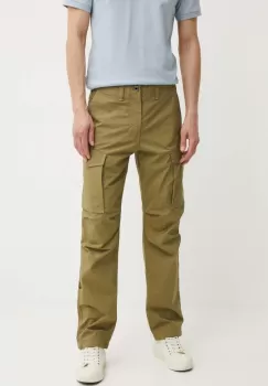 G-Star Raw pantaloni barbati, culoarea verde, cu fason cargo, D24309-D308 imagine