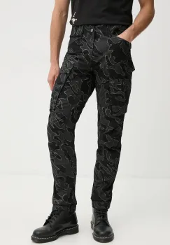 G-Star Raw pantaloni de bumbac culoarea negru, mulata, D02190-D553 imagine
