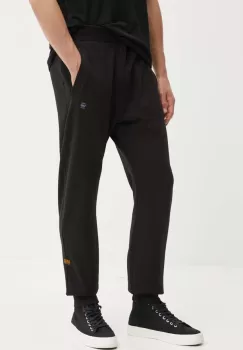 G-Star Raw pantaloni de trening culoarea negru, neted, D25525-D566 imagine