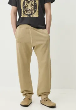 G-Star Raw pantaloni de trening din bumbac barbati, culoarea bej, uni, D26283-D688 imagine