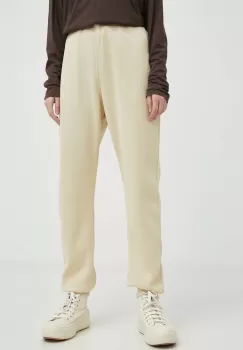 G-Star Raw pantaloni de trening femei, culoarea bej, neted imagine