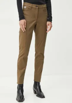 G-Star Raw pantaloni femei, culoarea verde, mulata, high waist, D25260-C105 imagine