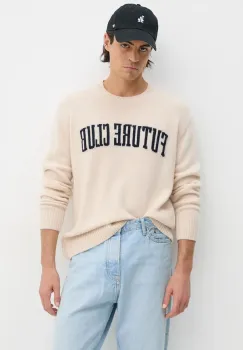 G-Star Raw pulover de casmir culoarea bej, MPR02221 imagine