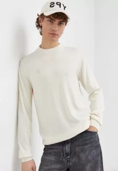 G-Star Raw pulover de lana barbati, culoarea gri, light imagine