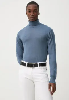 G-Star Raw pulover de lana barbati, light, cu guler, D25177-D847 imagine