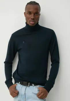 G-Star Raw pulover de lana barbati, light, cu guler, D25177-D847 imagine