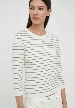 G-Star Raw pulover din amestec de lana femei, culoarea bej, light imagine