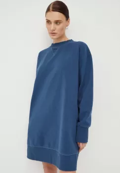 G-Star Raw rochie culoarea albastru marin, mini, oversize imagine