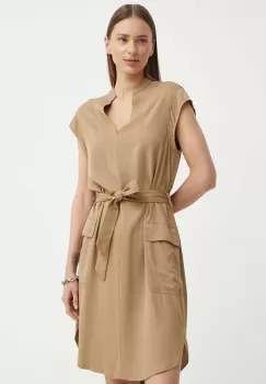 G-Star Raw rochie culoarea bej, mini, drept, D24622-D573 imagine