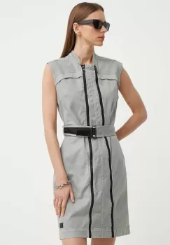 G-Star Raw rochie culoarea gri, mini, evazati, D24624-C106 imagine