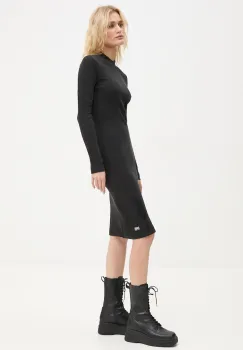 G-Star Raw rochie culoarea negru, mini, mulata, D25034-D702 imagine