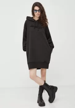G-Star Raw rochie culoarea negru, mini, oversize imagine