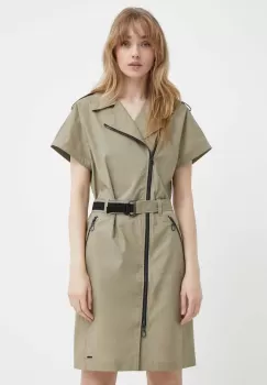 G-Star Raw rochie culoarea verde, mini, evazati imagine