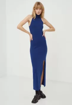 G-Star Raw rochie din bumbac maxi, mulata imagine