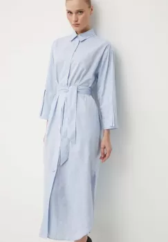 G-Star Raw rochie din bumbac midi, oversize, D24625-D592 imagine