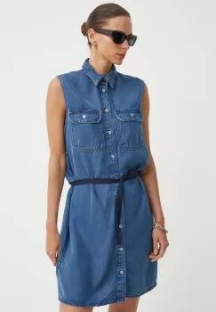 G-Star Raw rochie jeans mini, drept, D24872-D548 imagine