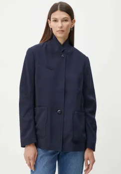 G-Star Raw sacou culoarea albastru marin, un singur rand de nasturi, neted, D25210-D714 imagine
