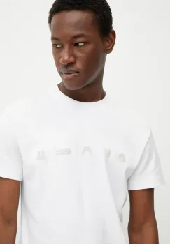 G-Star Raw tricou din bumbac barbati, culoarea alb, cu imprimeu, D25974-C812 imagine
