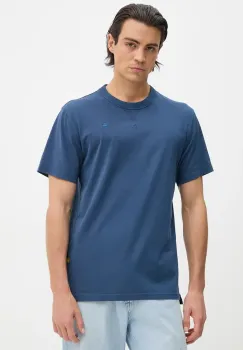 G-Star Raw tricou din bumbac barbati, culoarea alb, neted, D24449-336 imagine