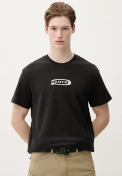 G-Star Raw tricou din bumbac barbati, culoarea negru, cu imprimeu, D25967-C812 imagine