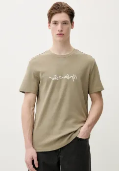 G-Star Raw tricou din bumbac barbati, culoarea verde, cu imprimeu, D25150-C812 imagine