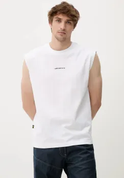 G-Star Raw tricou din bumbac culoarea alb, D26028-C336 imagine