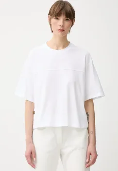 G-Star Raw tricou din bumbac culoarea alb, D26134-336 imagine