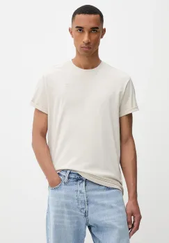 G-Star Raw tricou din bumbac culoarea alb, uni, D16396-B353 imagine