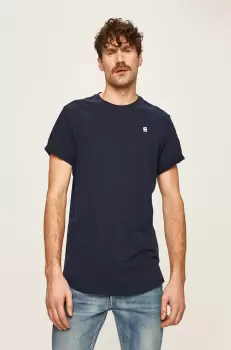 G-Star Raw Tricou din bumbac culoarea albastru marin, material neted imagine