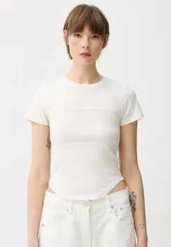 G-Star Raw tricou din bumbac culoarea bej, D26072-D601 imagine