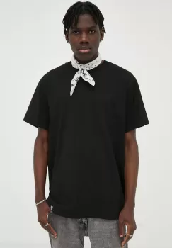 G-Star Raw tricou din bumbac culoarea negru, neted imagine