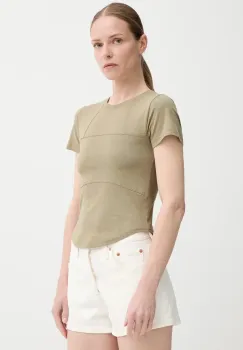 G-Star Raw tricou din bumbac culoarea verde, D26072-D601 imagine