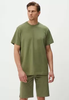 G-Star Raw tricou din bumbac culoarea verde, neted imagine