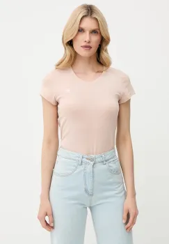 G-Star Raw tricou din bumbac culoarea violet imagine