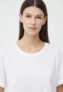 G-Star Raw tricou din bumbac femei, culoarea alb imagine