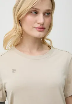 G-Star Raw tricou din bumbac femei, culoarea bej, D26062-336 imagine