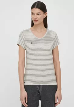 G-Star Raw tricou din bumbac femei, culoarea gri imagine