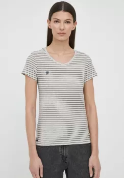 G-Star Raw tricou din bumbac femei, culoarea gri imagine