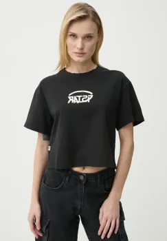 G-Star Raw tricou din bumbac femei, culoarea negru, D26239-C336 imagine