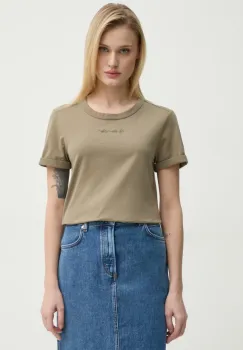 G-Star Raw tricou din bumbac femei, culoarea verde, D26069-D975 imagine