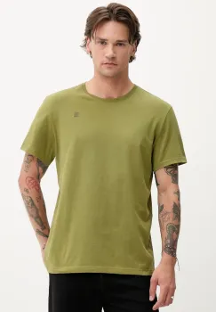 G-Star Raw tricou din bumbac uni, D16411-336 imagine