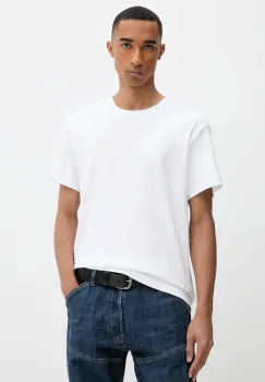 G-Star tricou din bumbac culoarea alb, cu imprimeu, D26821.D976 imagine