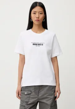 G-Star tricou din bumbac culoarea alb, D27976-C336 imagine