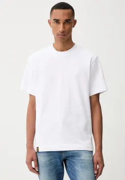 G-Star tricou din bumbac culoarea alb, uni, D27769.D709 imagine