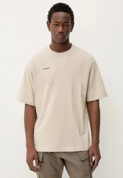 G-Star tricou din bumbac culoarea bej, uni, D26817.D593 imagine