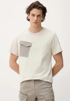G-Star tricou din bumbac culoarea bej, uni, D26844.C784 imagine